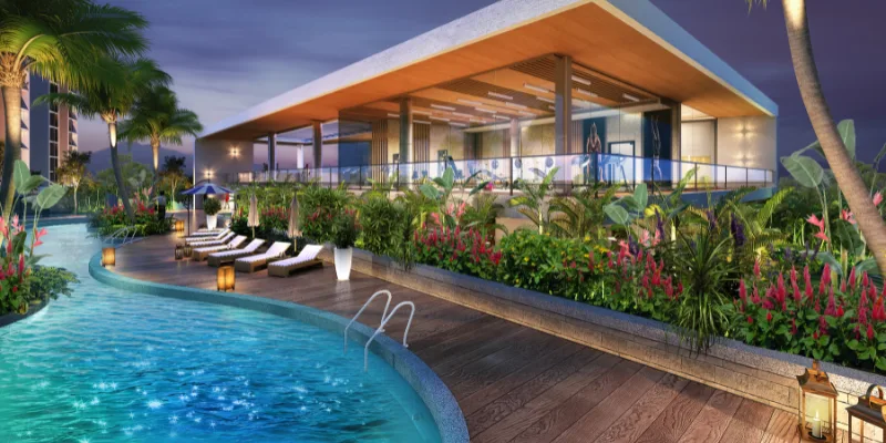 Mahavir Exotique Kharghar swimmming pool